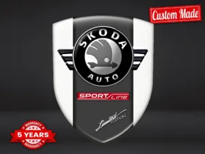 Skoda Stoßsticker Druck Hochwertig Stabil Modern